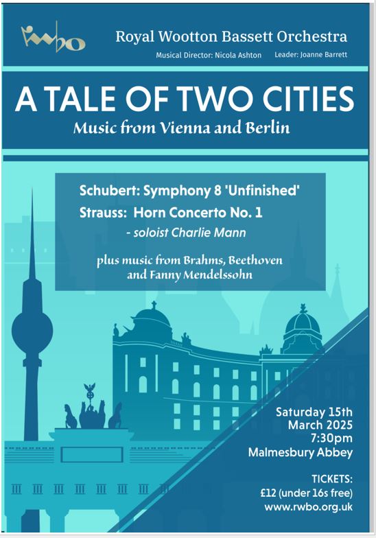 Royal Wootton Bassett Orchestra - A Tale of Two Cities - Music from Vienna and Berlin - Malmesbury Abbey